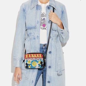 Coach Disney Mickey Mouse X Keith Haring Mini Camera Bag Crossbody Bag